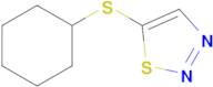 5-(Cyclohexylsulfanyl)-1,2,3-thiadiazole