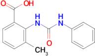 3-Methyl-2-[(phenylcarbamoyl)amino]benzoic acid