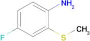 4-Fluoro-2-(methylsulfanyl)aniline