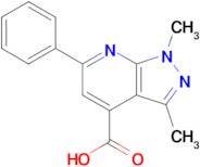 1,3-Dimethyl-6-phenyl-1h-pyrazolo[3,4-b]pyridine-4-carboxylic acid
