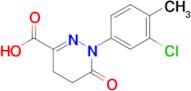 1-(3-Chloro-4-methylphenyl)-6-oxo-1,4,5,6-tetrahydropyridazine-3-carboxylic acid