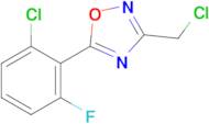5-(2-Chloro-6-fluorophenyl)-3-(chloromethyl)-1,2,4-oxadiazole