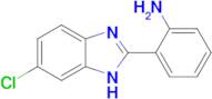 2-(6-chloro-1H-1,3-benzodiazol-2-yl)aniline