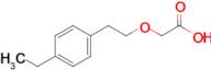 2-[2-(4-ethylphenyl)ethoxy]acetic acid