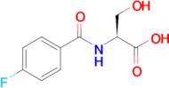 (2s)-2-[(4-fluorophenyl)formamido]-3-hydroxypropanoic acid
