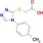 2-{[4-(4-methylphenyl)-4h-1,2,4-triazol-3-yl]sulfanyl}acetic acid