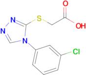 2-{[4-(3-chlorophenyl)-4h-1,2,4-triazol-3-yl]sulfanyl}acetic acid