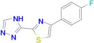 3-[4-(4-fluorophenyl)-1,3-thiazol-2-yl]-4h-1,2,4-triazole