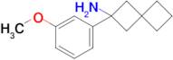 2-(3-Methoxyphenyl)spiro[3.3]heptan-2-amine