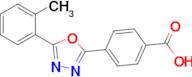 4-[5-(2-methylphenyl)-1,3,4-oxadiazol-2-yl]benzoic acid