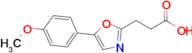 3-[5-(4-methoxyphenyl)-1,3-oxazol-2-yl]propanoic acid