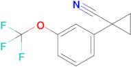 1-[3-(trifluoromethoxy)phenyl]cyclopropane-1-carbonitrile