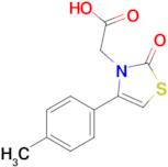 2-[4-(4-methylphenyl)-2-oxo-2,3-dihydro-1,3-thiazol-3-yl]acetic acid