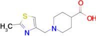 1-[(2-methyl-1,3-thiazol-4-yl)methyl]piperidine-4-carboxylic acid