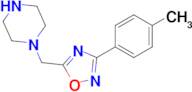 1-{[3-(4-methylphenyl)-1,2,4-oxadiazol-5-yl]methyl}piperazine