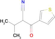 3-Methyl-2-(thiophene-3-carbonyl)butanenitrile