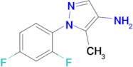 1-(2,4-Difluorophenyl)-5-methyl-1h-pyrazol-4-amine