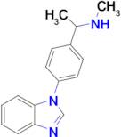 {1-[4-(1h-1,3-benzodiazol-1-yl)phenyl]ethyl}(methyl)amine