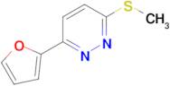 3-(Furan-2-yl)-6-(methylsulfanyl)pyridazine