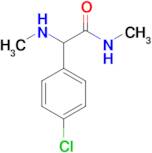 2-(4-Chlorophenyl)-n-methyl-2-(methylamino)acetamide