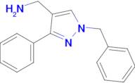 (1-Benzyl-3-phenyl-1h-pyrazol-4-yl)methanamine