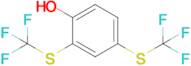 2,4-Bis[(trifluoromethyl)sulfanyl]phenol