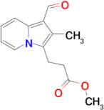 Methyl 3-(1-formyl-2-methylindolizin-3-yl)propanoate