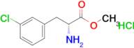 Methyl (2r)-2-amino-3-(3-chlorophenyl)propanoate hydrochloride