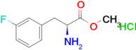 Methyl (2s)-2-amino-3-(3-fluorophenyl)propanoate hydrochloride