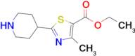 Ethyl 4-methyl-2-(piperidin-4-yl)-1,3-thiazole-5-carboxylate