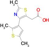 2-[4-(2,5-dimethylthiophen-3-yl)-2-methyl-1,3-thiazol-5-yl]acetic acid