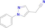 2-(1-Phenyl-1h-pyrazol-4-yl)acetonitrile