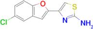 4-(5-Chloro-1-benzofuran-2-yl)-1,3-thiazol-2-amine