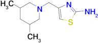 4-[(3,5-dimethylpiperidin-1-yl)methyl]-1,3-thiazol-2-amine