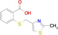 2-{[(2-methyl-1,3-thiazol-4-yl)methyl]sulfanyl}benzoic acid