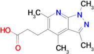 3-{tetramethyl-1h-pyrazolo[3,4-b]pyridin-5-yl}propanoic acid