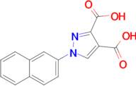 1-(Naphthalen-2-yl)-1h-pyrazole-3,4-dicarboxylic acid