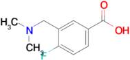 3-[(dimethylamino)methyl]-4-fluorobenzoic acid