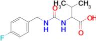 2-({[(4-fluorophenyl)methyl]carbamoyl}amino)-3-methylbutanoic acid