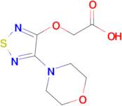 2-{[4-(morpholin-4-yl)-1,2,5-thiadiazol-3-yl]oxy}acetic acid