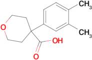 4-(3,4-Dimethylphenyl)oxane-4-carboxylic acid