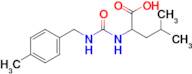 4-Methyl-2-({[(4-methylphenyl)methyl]carbamoyl}amino)pentanoic acid