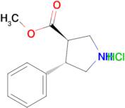 Rac-methyl (3r,4s)-4-phenylpyrrolidine-3-carboxylate hydrochloride