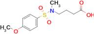 4-(n-Methyl4-methoxybenzenesulfonamido)butanoic acid