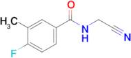 n-(Cyanomethyl)-4-fluoro-3-methylbenzamide