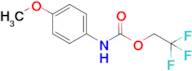 2,2,2-Trifluoroethyl n-(4-methoxyphenyl)carbamate