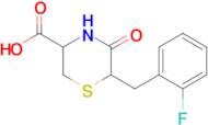 6-[(2-fluorophenyl)methyl]-5-oxothiomorpholine-3-carboxylic acid