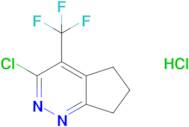 3-Chloro-4-(trifluoromethyl)-5h,6h,7h-cyclopenta[c]pyridazine hydrochloride