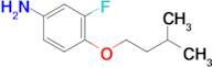 3-Fluoro-4-(3-methylbutoxy)aniline