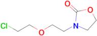 3-[2-(2-chloroethoxy)ethyl]-1,3-oxazolidin-2-one